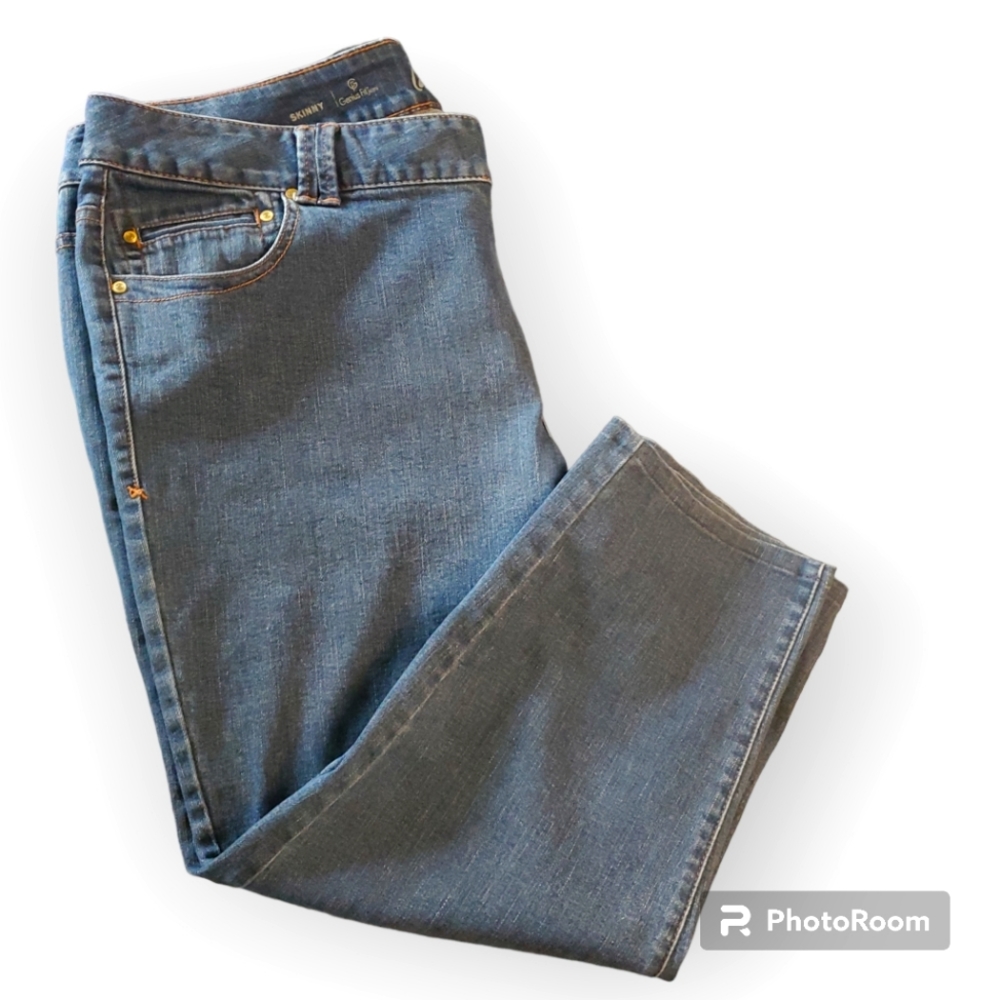 Lane Bryant skinny genius fit jeans size 22 average denim